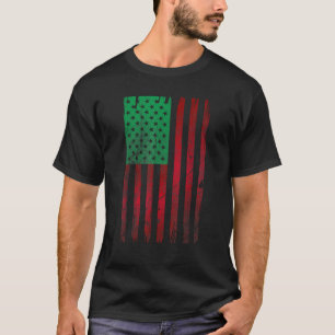 Pan African American flag Distressed African UNIA  T-Shirt