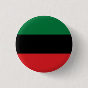 Pan African Black Power Button