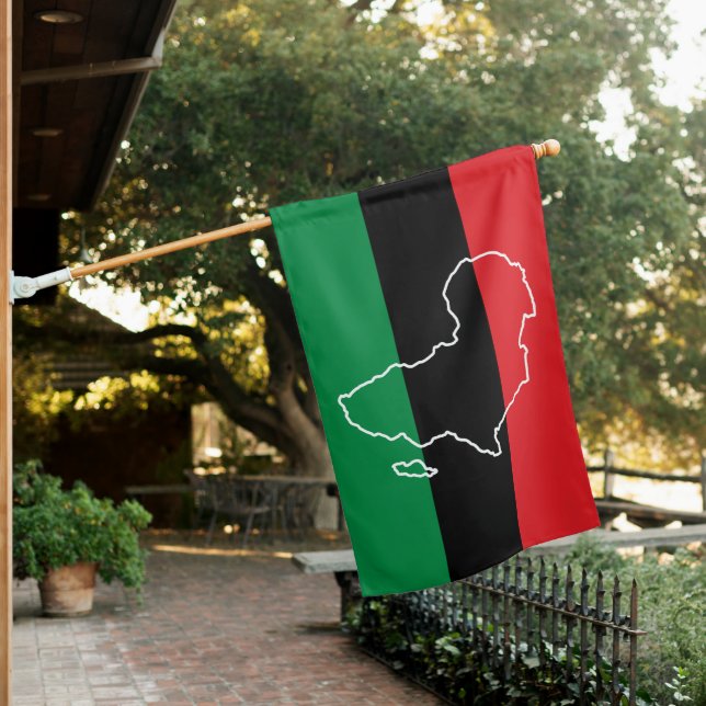 Pan African Continent Flag (In SItu)