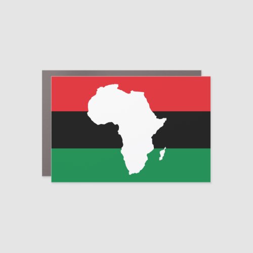 Pan African Continent Flag Car Magnet