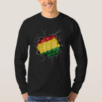 Pan African Fist UNIA Flag African Freedom Black L