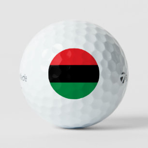 Pan African flag, Afro American Black history Golf Balls