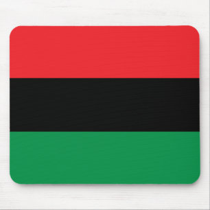 Pan African flag, Afro American Black history Mouse Pad