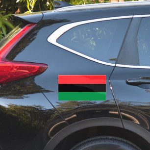 Pan African flag, Afro American Black history Sticker