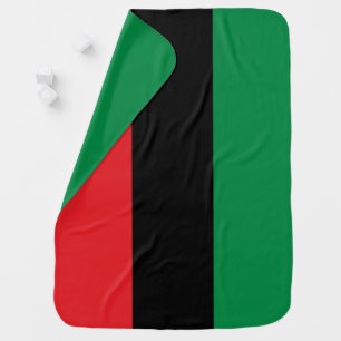 Pan-African Flag Baby Blanket