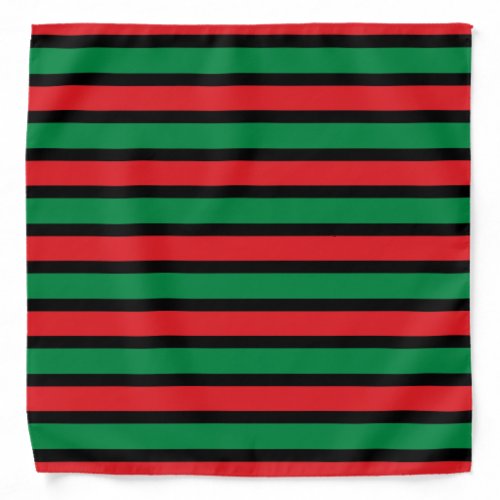 Pan African Flag  Bandana