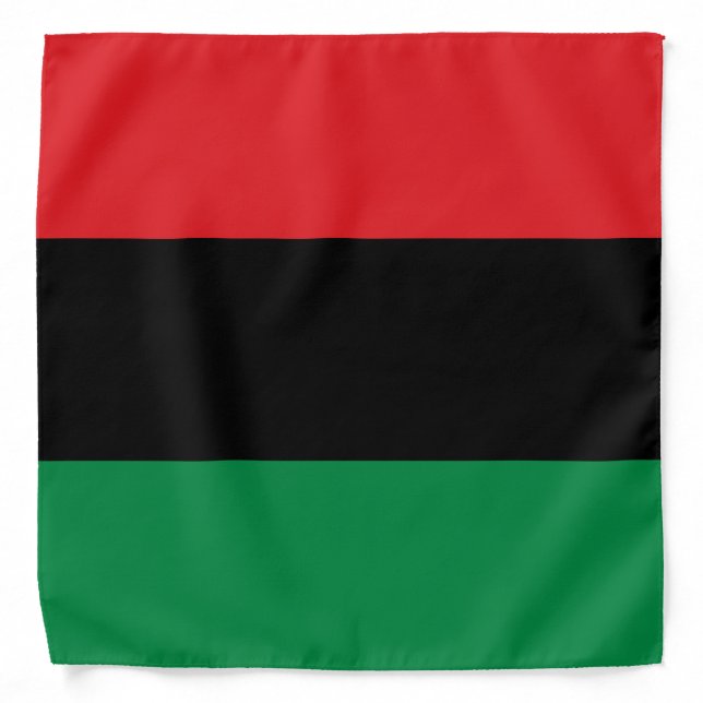 Pan-African Flag Bandana (Front)