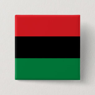 Pan-African Flag Button