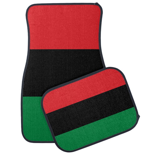 Pan-African Flag Car Floor Mat (Set)