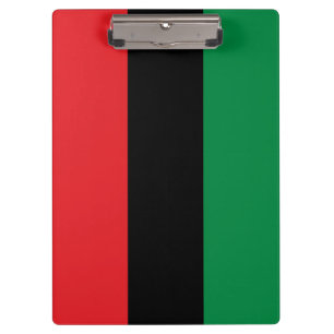Pan-African Flag Clipboard