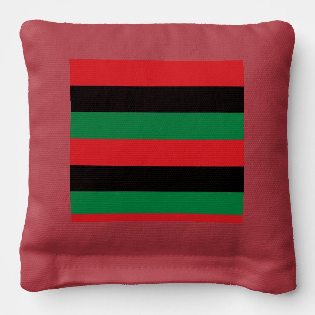 Pan African Flag Cornhole Bags (Front 2)