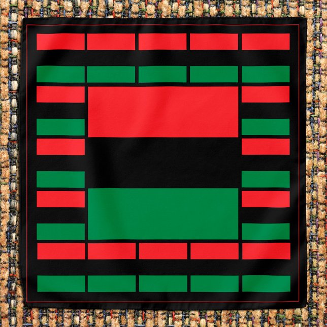 Pan African Flag fashion & Unia Symbol Bandana (Creator Uploaded)