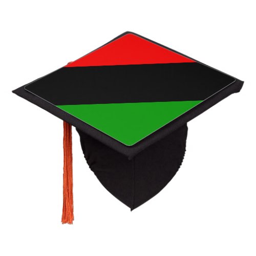 Pan_African Flag Graduation Cap Topper