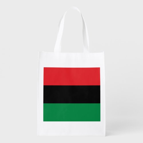 Pan_African Flag Grocery Bag