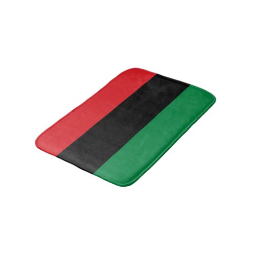 Pan African Flag Happy Kwanzaa Bath Mat