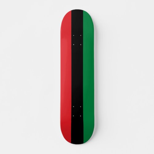 Pan African Flag Happy Kwanzaa Skateboard