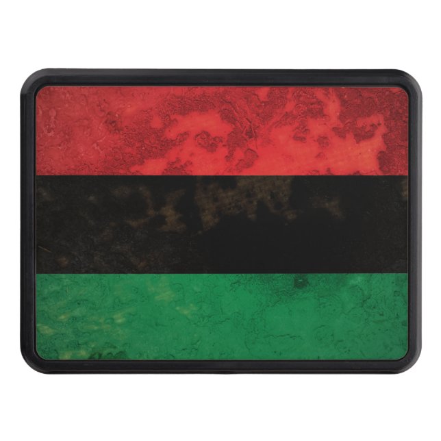 Pan-African Flag Hitch Cover (Front)