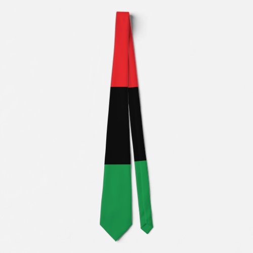 Pan_African Flag Kwanzaa Neck Tie