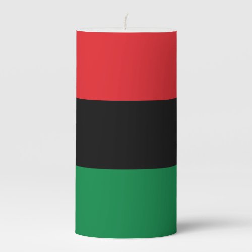 Pan African Flag Kwanzaa  Unia Flag Symbol Pillar Candle
