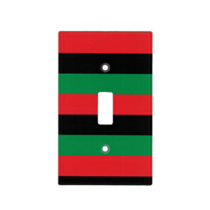 Pan African Flag Light Switch Cover