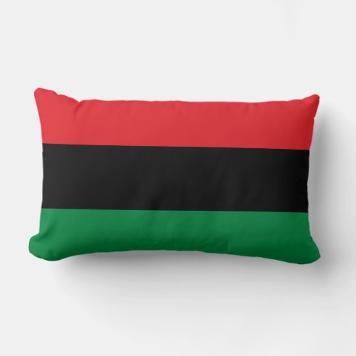 Pan_African Flag Lumbar Pillow