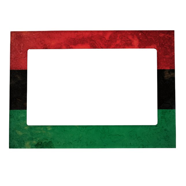 Pan-African flag Magnetic Frame (Front)