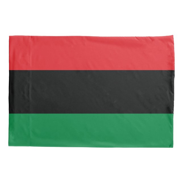 Pan-African Flag Pillow Case (Back)