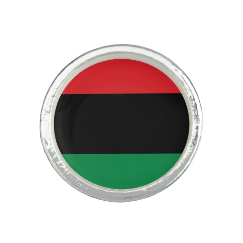 Pan African Flag Ring