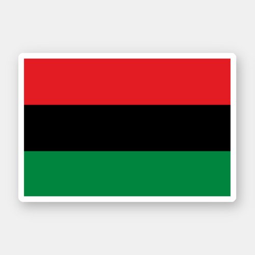 Pan African Flag Sticker