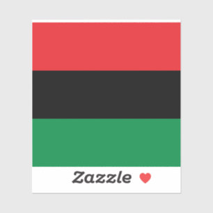 Pan African Flag Sticker