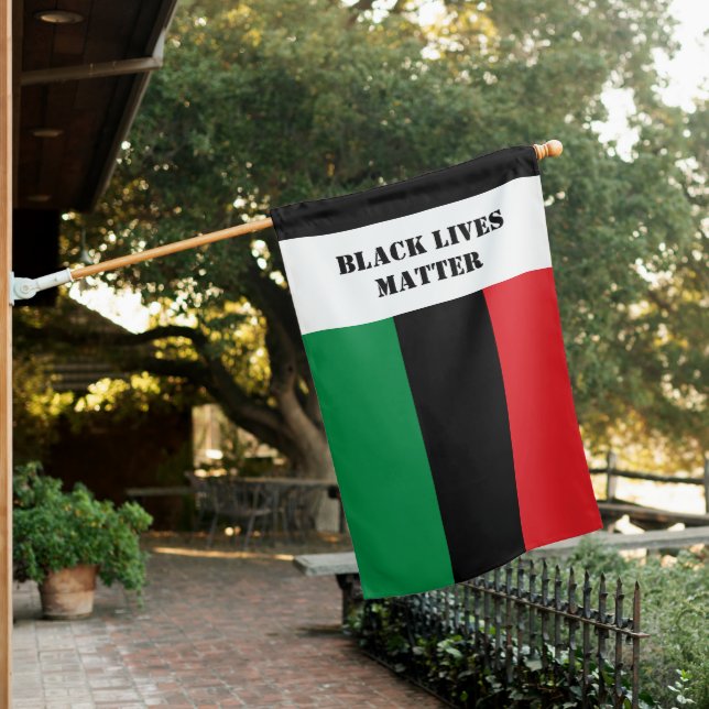 Pan African Flag, Symbol, BLM / UNIA House Flag (In SItu)
