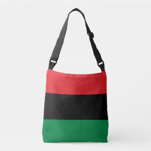 Pan African Flag & UNIA flag Symbol / fashion Crossbody Bag