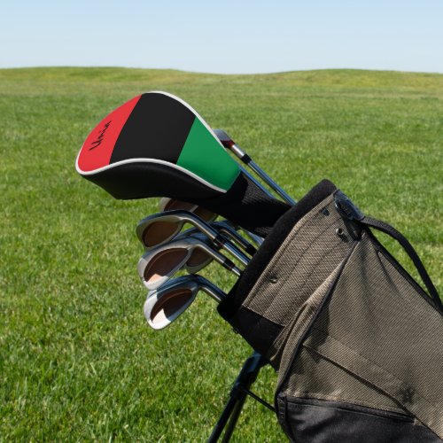 Pan African Flag  UNIA golfing  Sport Golf Head Cover