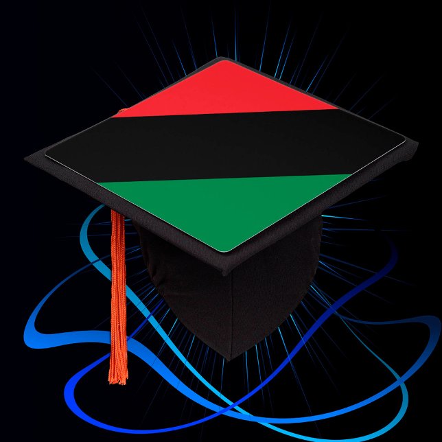 Pan African Flag & Unia - Students /University Graduation Cap Topper (Creator Uploaded)