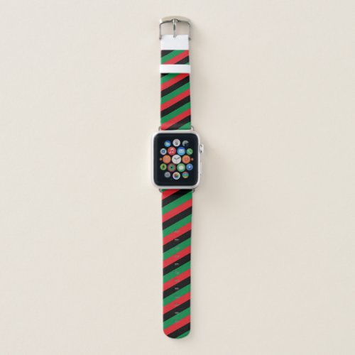 Pan African Flag  Unia Symbol  sports fan Apple Watch Band