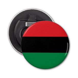Pan African Flag & UNIA Symbol / sports fan Bottle Opener