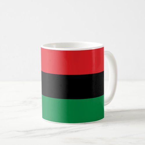 Pan African Flag  UNIA Symbol  sports fan Coffee Mug