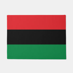 Pan African Flag & Unia Symbol / sports fan Doormat