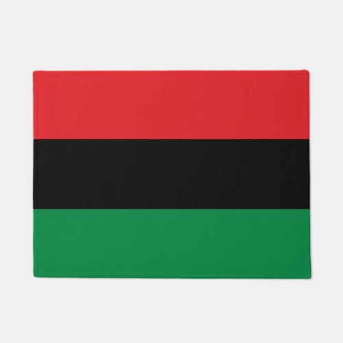 Pan African Flag  Unia Symbol  sports fan Doormat