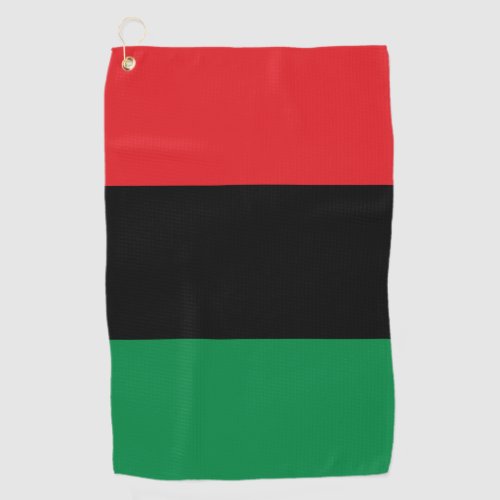 Pan African Flag  Unia Symbol  sports fan Golf Towel