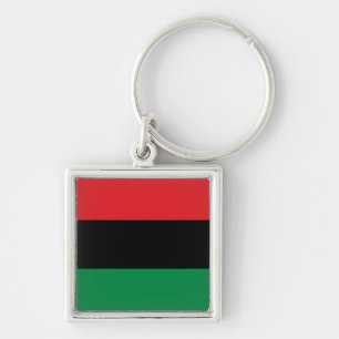 Pan African Flag & Unia Symbol / sports fan Keychain