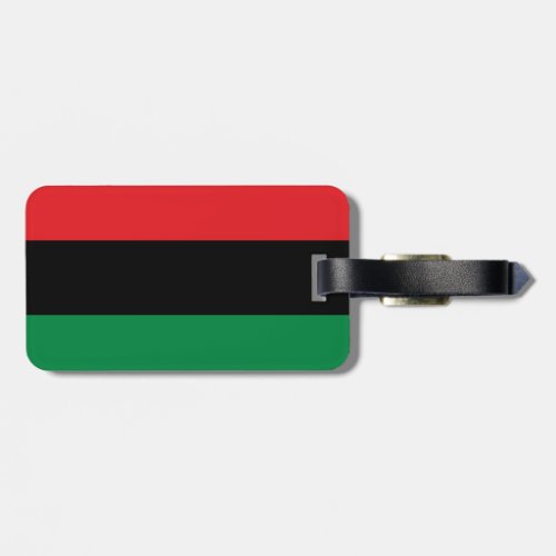 Pan African Flag  UNIA Symbol  sports fan Luggage Tag