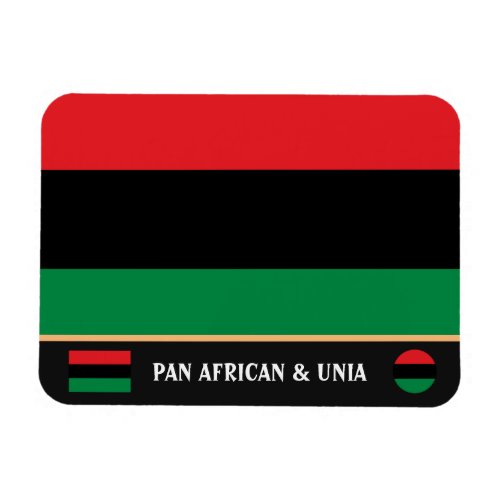 Pan African Flag  UNIA Symbol  sports fan Magnet