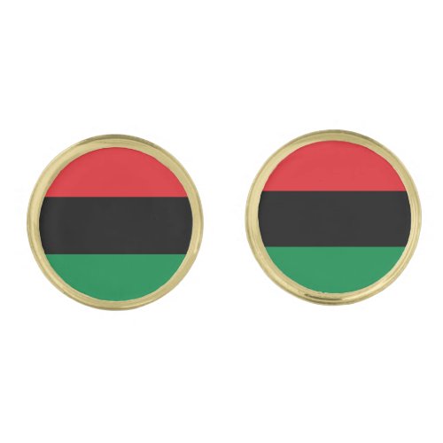 Pan African Flag  Unia Symbol  sports fans Cufflinks