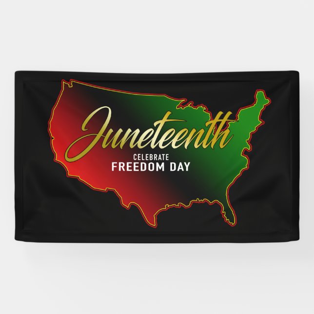 Pan African, Juneteenth  Banner (Horizontal)