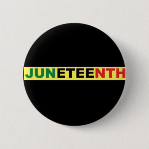 Pan African, Juneteenth Button