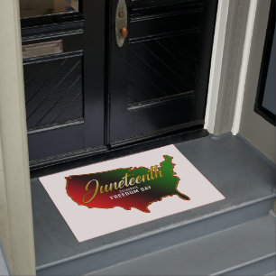 Pan African, Juneteenth Doormat