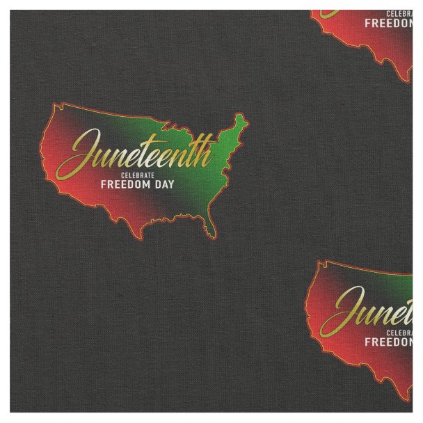 Juneteenth Fabric | Zazzle.com