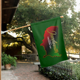 Pan African, Juneteenth  House Flag
