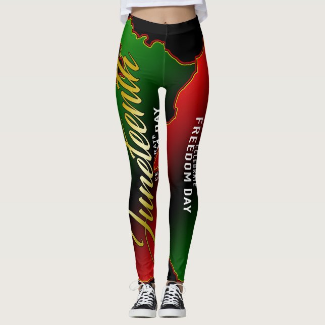 Pan African, Juneteenth Leggings (Front)